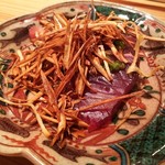 寿しの吉乃 - かつお、エシャロット