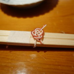 乙女寿司 - 箸に水引が