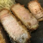 とんかつ 真 - 断面