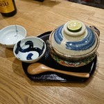 手打ちうどん ほそ井 - 鱧と松茸土瓶蒸し風小鍋