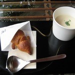 NARAYA CAFE - スープセットです。