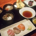 Wa.Bi.Sai 花ごころ - 手まり寿司と蕎麦のランチ