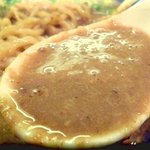 麺処まるは 健松丸 - とんこつラーメンのスープ……ドロドロｗ