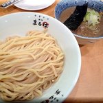 麺処まるは 健松丸 - つけそば(豚骨魚介)大盛