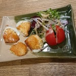 手打ちうどん ほそ井 - 焼カチョカヴァロ