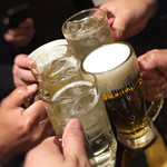 炭火焼鳥あずま - お1人合流し再乾杯〜！