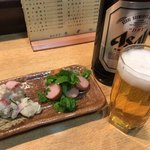 九栄 - ビール&お通し