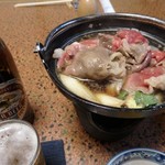 Taiya Ryokan - 牛鍋ぐつぐつ。