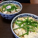 清見そば本店 - 鶏なんばん＆ねぎ南とじ