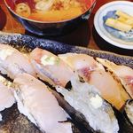 寿司ダイニング甚伍朗 - 地魚にぎり定食 