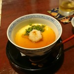 りょうりや 御旅屋 - 鱈の白子茶碗蒸し