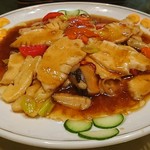 華都飯店 - 鮑の牡蠣油ソース煮込み