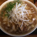 新広島 らーめん 味喜 - ホタテの醤油ラーメンの麺Ｗ