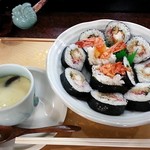 Matsuzushi Honten - エビ天のり巻　1080円