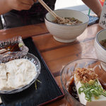 豆腐茶屋　嵯峨豆腐　三忠 - 鰊そば、ごま豆腐、湯葉