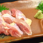 麺バル ドギャン - 雌鶏ももお刺身