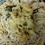 Soba Saku - もり？に刻み海苔もかかってる！(^^♪