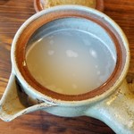 地水庵 - 蕎麦湯