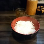 横浜家系らーめん 武術家 - 平成29年12月10日再訪問の中ライス