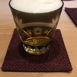 うを徳 - 口切は一口生ビール(アサヒ)