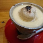 露石 - 白子茶碗蒸し