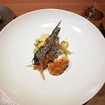 アジル - 白子のムニエル 梅とオレンジのソース