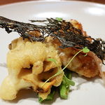 アジル - 白子のムニエル 梅とオレンジのソース