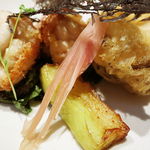 アジル - 白子のムニエル 梅とオレンジのソース