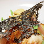 アジル - 白子のムニエル 梅とオレンジのソース