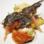 アジル - 白子のムニエル 梅とオレンジのソース