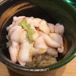 うを徳 - 羅臼生白子小丼