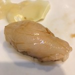 うを徳 - 握り/和歌山のカワハギ、ネタの下に肝