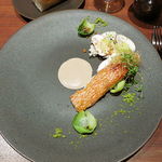 アジル - 金目鯛のポワレ 発酵マッシュルームのソース