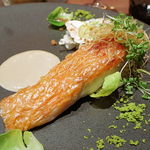 アジル - 金目鯛のポワレ 発酵マッシュルームのソース