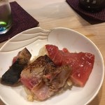 うを徳 - 大間本鮪の炙り大トロ小丼