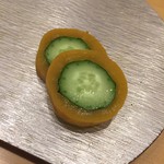 鮨 真菜 - たくあんきゅうり