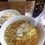 太陽 - ラーメン+半チャーハン(780円)