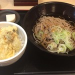 四谷 政吉 - 牡蠣天ぶっかけ蕎麦650円