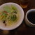 Cafe やぶさち - 料理写真:セルフのサラダともずくスープ