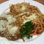 レストラン グリル サクライ - ナポリタンデラックス〜チリバーグ〜1200円