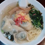 上海ワンタン王 - ナズナ大ワンタン麺