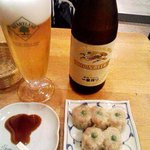 かくうち - （2011年5月）ハートランドのグラスで一番搾りを飲む。