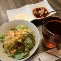 鉄板焼 東洋 - ランチ付け合せ