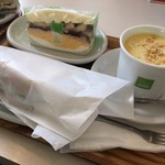 コウジ サンドイッチ - ランチセット