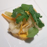 アドゥエパッシ - 前菜
                  敦賀の平目のカルピオーネ❤