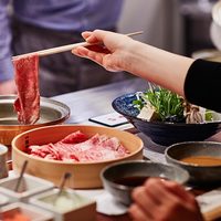 国産牛リブロース（120g）のしゃぶしゃぶ