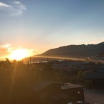 島宿　真里 - テラスからの夕陽♫