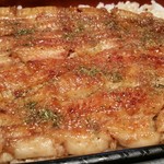 鰻、山椒をたっぷりと。