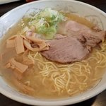 ラーメン ふくや - しおラーメン；今日も, 何時もの顔立ちﾃﾞｽ(^^) @2017/11/25