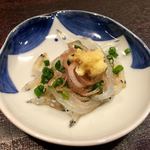 まつむら - しら魚の自家製ポン酢和え